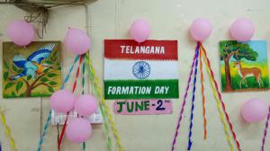 Telangana formation day celebration on 2.07.2018